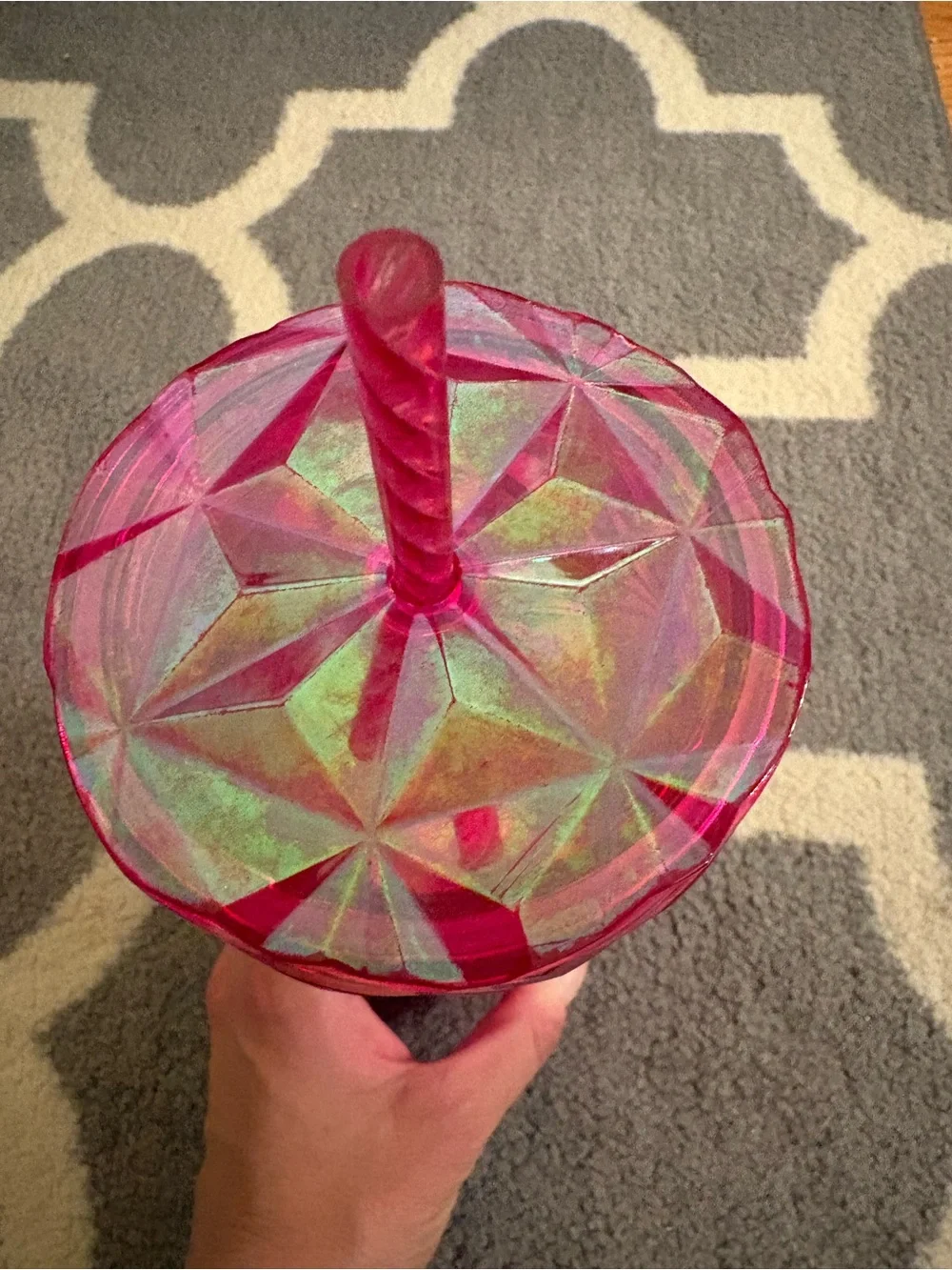 Starbucks Pink, Teal, Purple and Black Iridescent Studded Tumbler Set